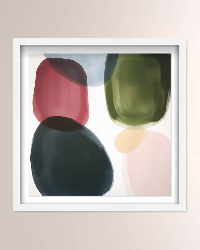 "Opaque Whispers I" Framed Art Print